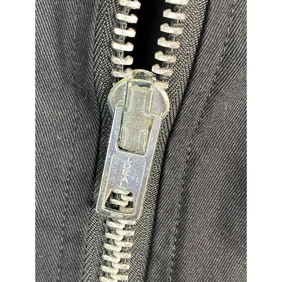 Ann Everett Asymmetrical Black Zip Front Tunic Size One Size M Grunge Streetwear - Picture 12 of 15